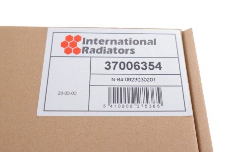 Радиатор печки (отопителя) van Wezel 37006354