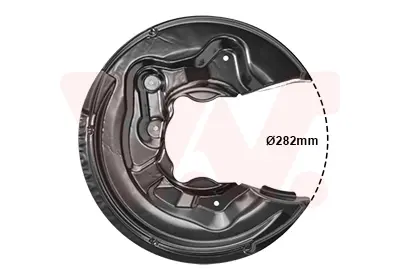 Захист гальмівного диска van wezel 0334373