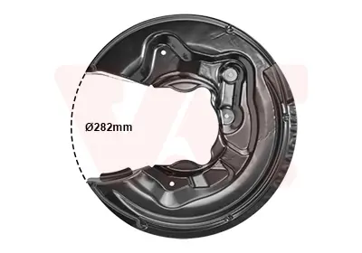 Захист гальмівного диска van wezel 0334374