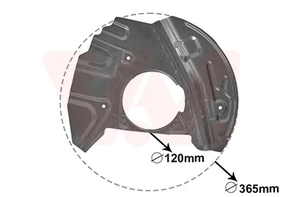 Захист гальмівного диска van wezel 0685371