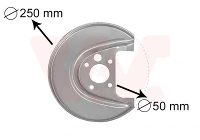Захист гальмівного диска Van Wezel 5888373