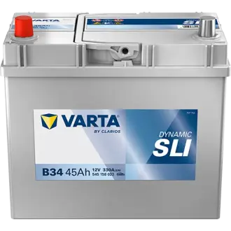 Акумулятор VARTA 12В 45Агод./330А (EN) Dynamic SLI (L+) 238x129x227 B00 - без монтажного фланця (пусковий) Varta 545158033K262
