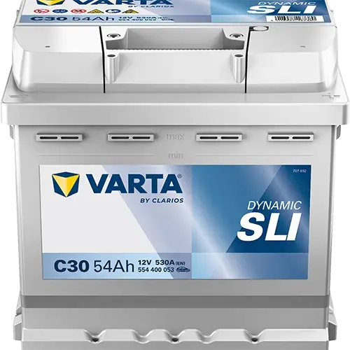 Акумулятор VARTA 12В 54Агод./530А (EN) Dynamic SLI (R+ стандартні клеми) 207x175x190 B13 - монтажний фланець 10.5мм (пусковий) varta 554400053K262