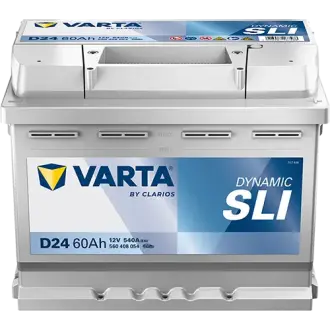 Акумулятор VARTA 12В 60Агод./540А (EN) Dynamic SLI (R+ стандартні клеми) 242x175x190 B13 - монтажний фланець 10.5мм (пусковий) Varta 560408054K262