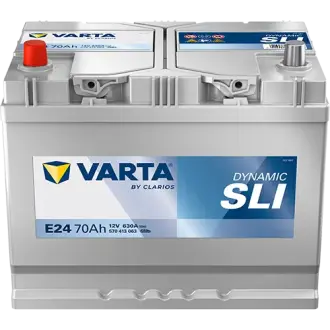 Акумулятор VARTA 12В 70Агод./630А (EN) Dynamic SLI (L+ стандартні клеми) 261x175x220 B01 - монтажний фланець 10.5мм (пусковий) varta 570413063K262