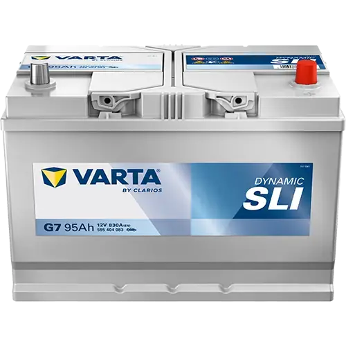 Акумулятор VARTA 12В 95Агод./830А (EN) Dynamic SLI (R+ стандартні клеми) 306x173x225 B01 - монтажний фланець 10.5мм (пусковий) varta 595404083K262