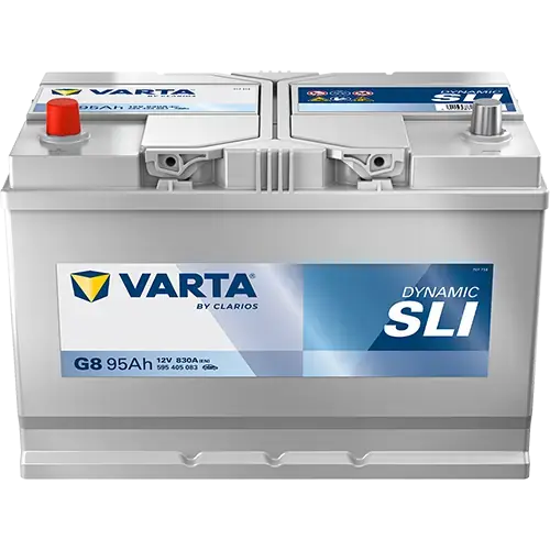 Акумулятор VARTA 12В 95Агод./830А (EN) Dynamic SLI (L+ стандартні клеми) 306x173x225 B01 - монтажний фланець 10.5мм (пусковий) Varta 595405083K262 (фото 1)