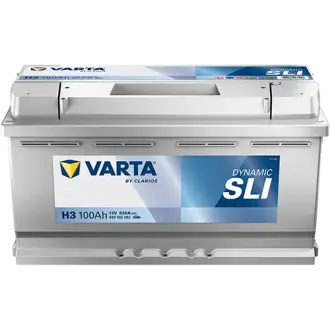 Акумулятор VARTA 12В 100Агод./830А (EN) Dynamic SLI (R+ стандартні клеми) 353x175x190 B13 - монтажний фланець 10.5мм (пусковий) Varta 600402083K262
