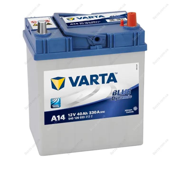 АКБ Bue Dynamic 40Ah/330A(-/+)187x127x227 B00 varta 540126033