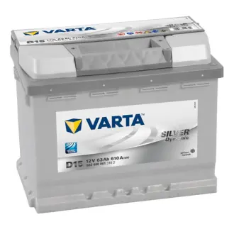 АКБ Silver Dynamic 63Ah/610A (-/+) 242x175x190 B13 varta 563400061 Ситроен С3