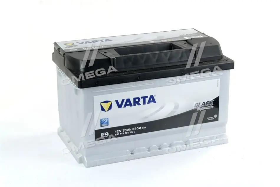 Аккумулятор 70Ah-12v VARTA BLD(E9) (278x175x175),R,EN640 Varta 570144064 (фото 1)