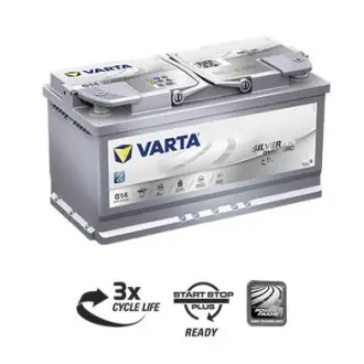 Аккумулятор 95Ah-12v VARTA Silver Dynamic AGM (G14) (353х175х190),R,EN850 varta 595901085 Рендж (ленд) ровер Дискавери 3