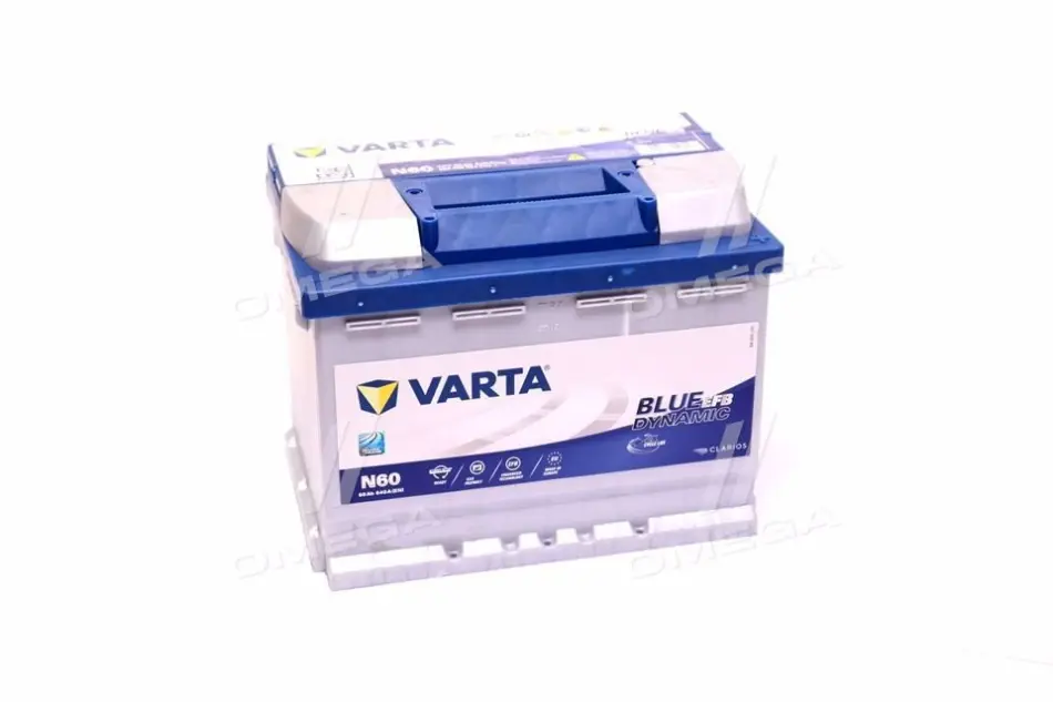 Акумулятор 60Ah-12v VARTA BD EFB (242х175х190),R,EN640 varta 560500064