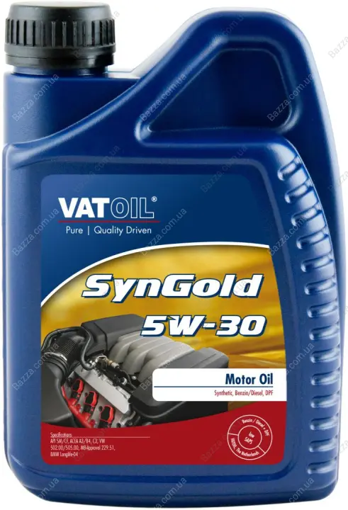 Масло моторное Vatoil SynGold 5W-30 (1 л) VATOIL 50025 (фото 1)