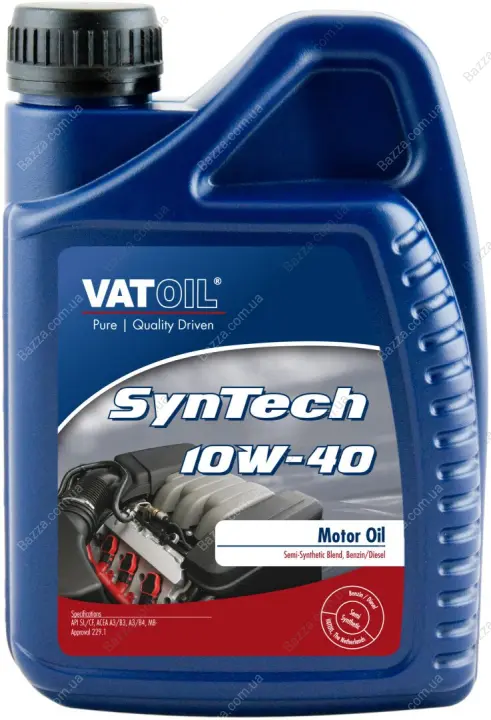 Масло моторное Vatoil SynTech 10W-40 (1 л) VATOIL 50028 (фото 1)