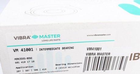 Подшипник подвесной vibra Master VM41001