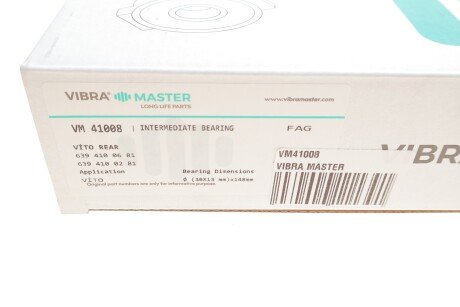 Подшипник подвесной vibra Master VM41008