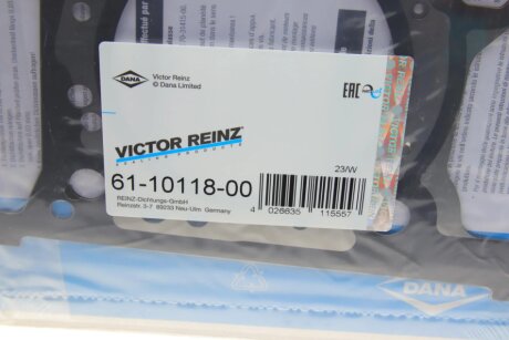 Прокладка пiд ГБЦ victor Reinz 611011800