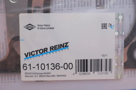 Прокладка ГБЦ victor Reinz 611013600