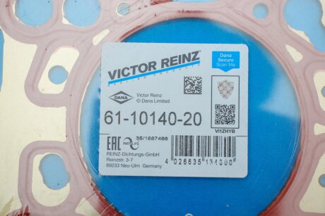 Прокладка пiд ГБЦ victor Reinz 611014020