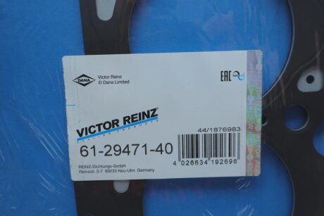 Прокладка ГБЦ AUDI/VW AAS/AAB victor Reinz 612947140