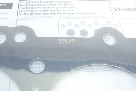 Прокладка Г/Б Nissan Pathfinder/Navara 2.5 DI/dCi mot.YD25DDTi 3/02- victor Reinz 615363530