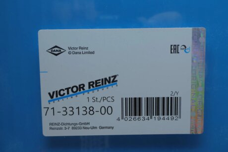 Прокладка піддону картеру victor Reinz 713313800