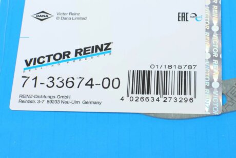 Прокладка піддона Citroen Berlingo -08 1.0/-1.4/1.4D Tu1/Tu24/Tu3/Tud3 victor Reinz 713367400