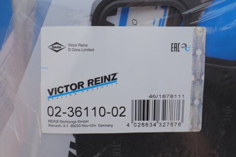 Комплект прокладок, головка цилиндра victor Reinz 023611002