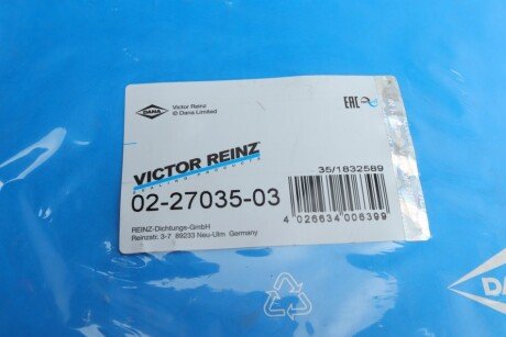 Комплект прокладок з різних матеріалів victor Reinz 02-27035-03