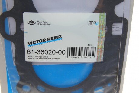 Прокладка ГБЦ FORD FOCUS 1.6TI 04- victor Reinz 613602000