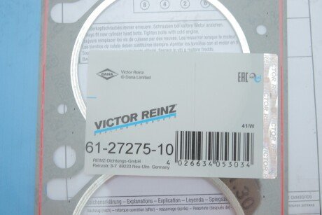 Прокладка головка цилиндра victor Reinz 612727510