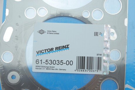 Прокладка, головка циліндра victor Reinz 61-53035-00