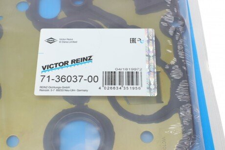 Прокладка клапанної кришки victor Reinz 713603700