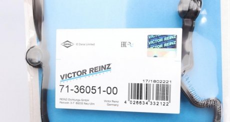 Прокладка крышки клапанов victor Reinz 71-36051-00