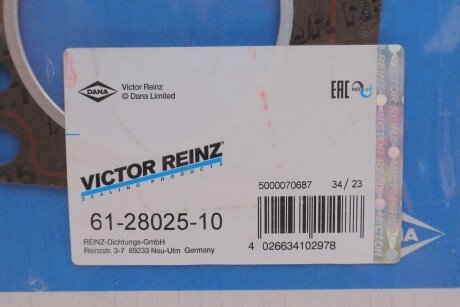 Прокладка під ГБЦ victor Reinz 61-28025-10