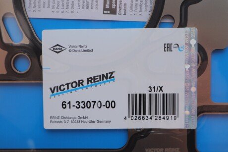 Прокладка під ГБЦ victor Reinz 61-33070-00