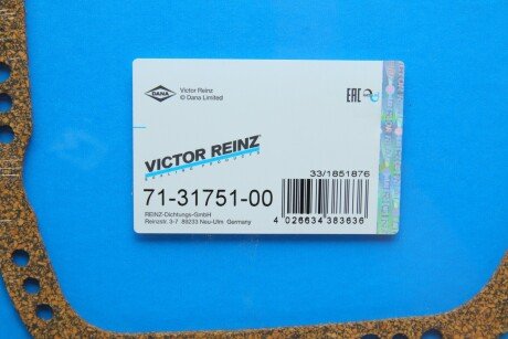 Прокладка піддону картера гумова victor Reinz 71-31751-00