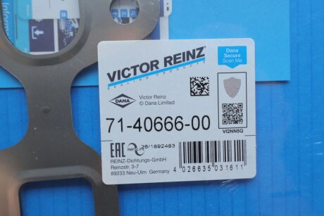 Прокладка випускного колектора victor Reinz 714066600