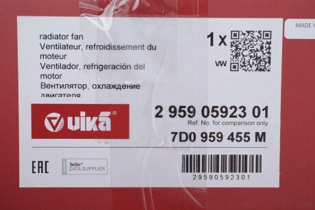 Електровентилятор vika 29590592301