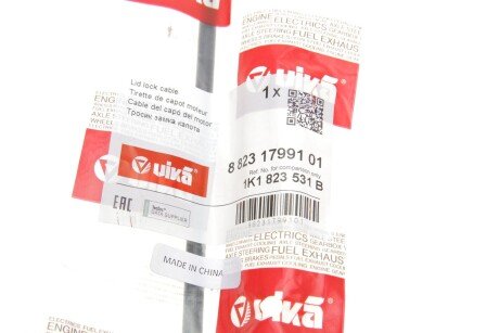 Трос замка капота короткий vika 88231799101