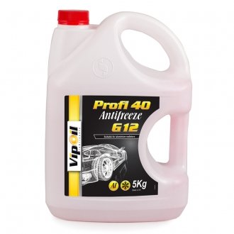 Антифриз G12 Profi 40 (червоний), 5кг х4 vipOil 701403
