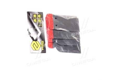 Шпатель нержавіючий, тип "японський" набір 4шт. 50-120мм [12/120] vorel 06290