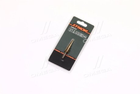 Свердло конічне ступінчасте по металу STHOR: HSS 4241, O = 4-12 мм vorel 22610