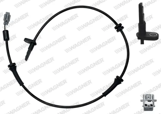 NISSAN датчик ABS передн. Qashqai 06- WAGNER ABS00199 (фото 1)