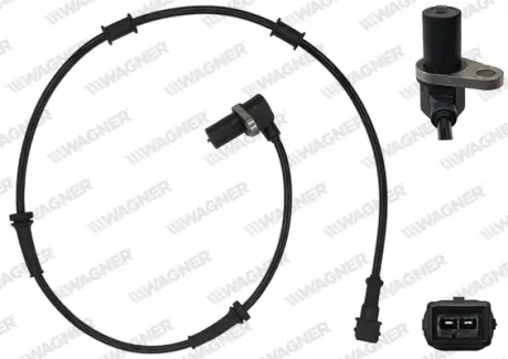 VOLVO датчик ABS передн. лів. S40, MITSUBISHI Carisma WAGNER ABS01049 Вольво S40