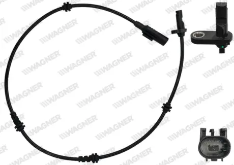 DB датчик ABS передн. W211 4-matic 03- WAGNER ABS01065 Мерседес W211