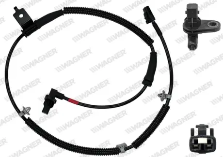 HYUNDAI датчик ABS передн. лівий SANTA FE II 06- WAGNER ABS01121 Hyundai Санта фе 2
