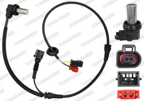 AUDI датчик ABS передн. A6 97- WAGNER ABS01186