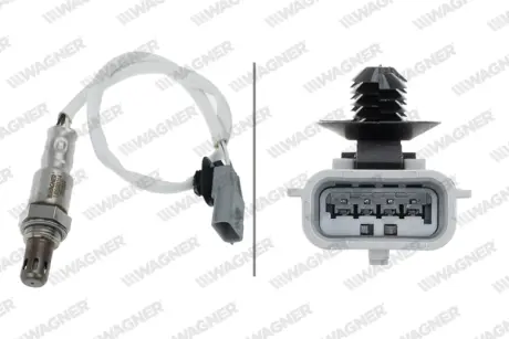 Лямбда-зонд Renault Captur/Clio IV/Megane III/IV 0.9-1.2 Tce 13- WAGNER LBS00014 Рено Captur